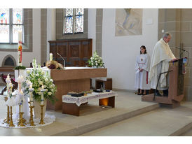 Dankgottesdienst der Kommunionkinder (Foto: Karl-Franz Thiede)